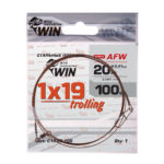 Поводок WIN 1×19 Trolling (AFW) 20кг 100см (1шт)
