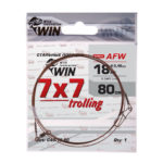 Поводок WIN 7×7 Trolling (AFW) 18кг  80см (1шт)